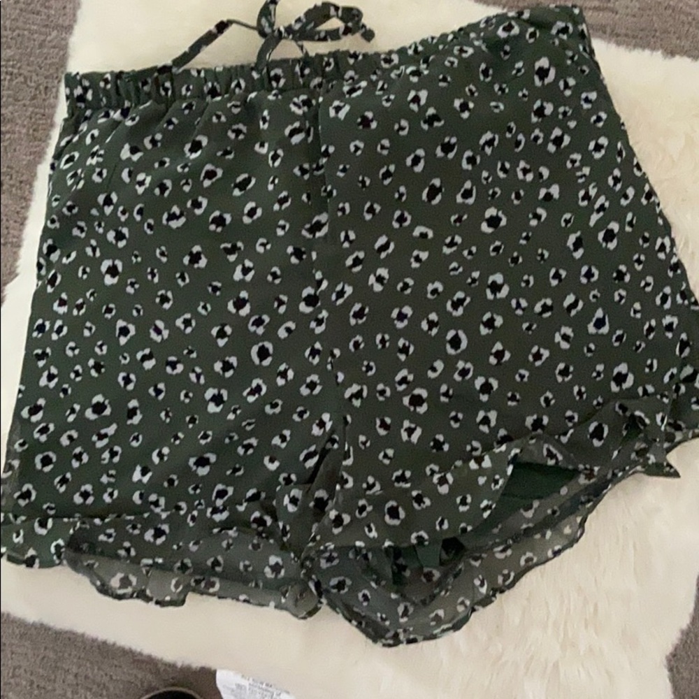 Leopard shorts